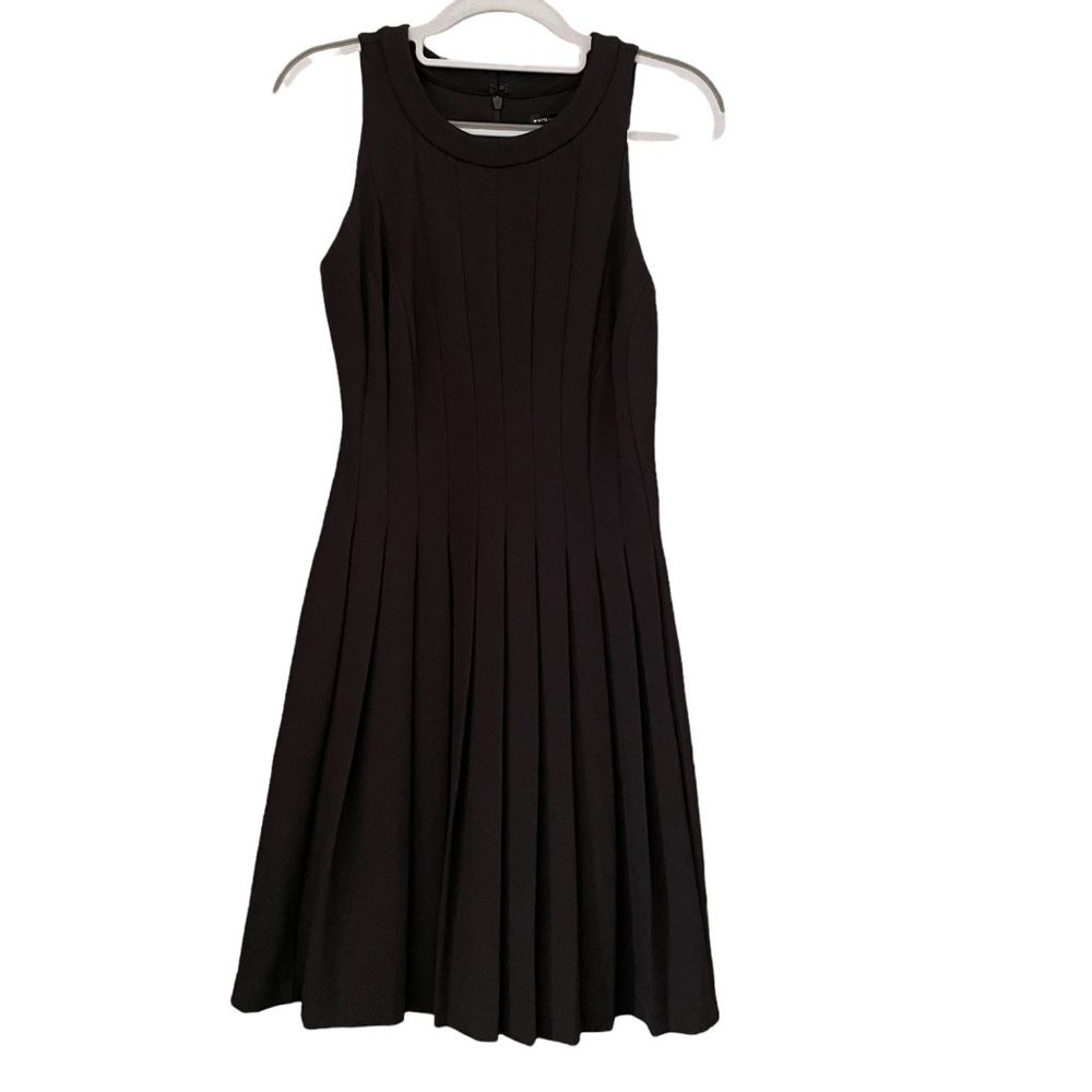 WHBM Dress Pleated Little Back  Sleeveless Size 00